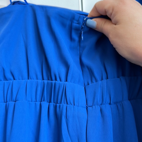 19 Cooper Strapless Blue Jumpsuit - Picture 5 of 7